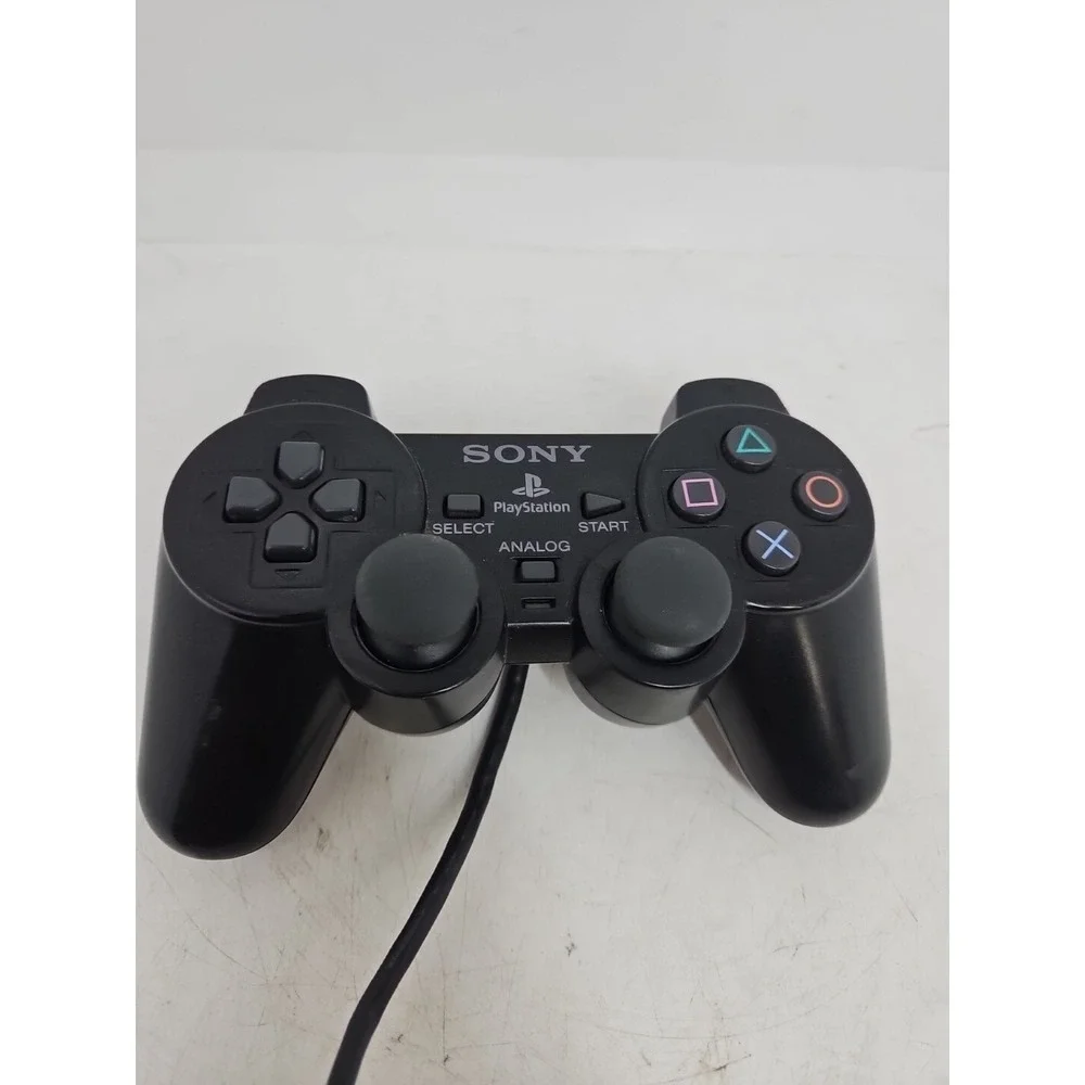FOR PARTS - UNTESTED Official Sony PlayStation 2 PS2 Wired Controller SCPH-10010